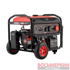 Генератор бензиновый 9/10 кВт 400/230 В электро/ручной старт DT-1196 Intertool