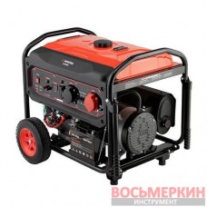Генератор бензиновый 9/10 кВт 400/230 В электро/ручной старт DT-1196 Intertool