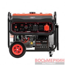 Генератор бензиновый 9/10 кВт 400/230 В электро/ручной старт DT-1196 Intertool