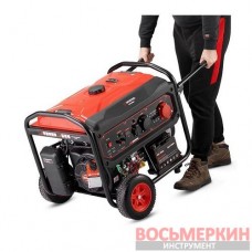 Генератор бензиновый 9/10 кВт 400/230 В электро/ручной старт DT-1196 Intertool