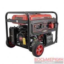 Генератор бензиновый 7,0/7,5 кВт 400/230 В электро/ручной старт DT-1176 Intertool