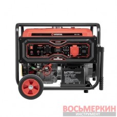 Генератор бензиновый 7,0/7,5 кВт 400/230 В электро/ручной старт DT-1176 Intertool