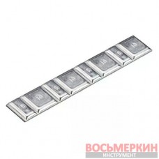 Груз самоклеящийся низкий 4 х 10 г + 4 х 5 г свинец голубая лента Perfect Германия
