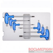 Набор Torx 6 ед. Т10 - Т40 Г-образных 22306PR King Tony