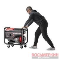 Генератор дизельный 5,0/5,5 кВт 230 В бак 12,5 л электро/ручной старт медная обмотка STORM DT-1250 Intertool