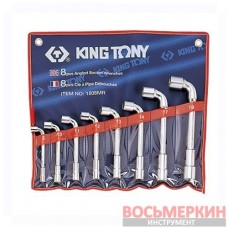 Набор ключей Г-образных 8шт. 8 - 19 мм 1808MR King Tony