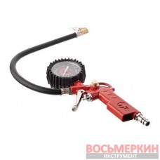 Пистолет для подкачки шин PT-0503 Intertool блистер, манометр 63мм