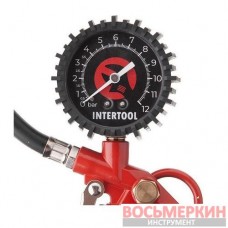 Пистолет для подкачки шин PT-0503 Intertool блистер, манометр 63мм