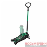 Домкрат 3т 75-505 мм подкатной низкопрофильный двухпоршневой RF-T830018Z HT Rockforce