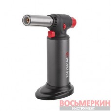 Газовая горелка перезаправляемая пьезоподжиг 1100 °C GB-0009 Intertool
