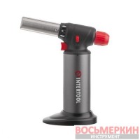 Газовая горелка перезаправляемая пьезоподжиг 1100 °C GB-0009 Intertool