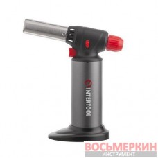 Газовая горелка перезаправляемая пьезоподжиг 1100 °C GB-0009 Intertool