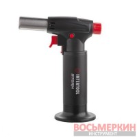 Газовая горелка перезаправляемая пьезоподжиг 1100 °C STORM GB-0008 Intertool