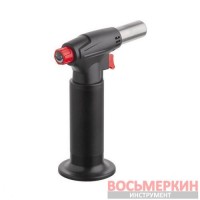 Газовая горелка перезаправляемая пьезоподжиг 1100 °C STORM GB-0008 Intertool