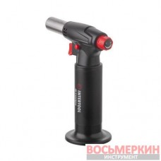 Газовая горелка перезаправляемая пьезоподжиг 1100 °C STORM GB-0008 Intertool