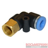 Соединитель быстроразьемный внутренняя резьба 1/4 - пластиковый шланг 10 мм SPLF10-02 Airkraft