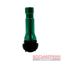 Вентиль легковой TR-414С хром зеленый посадка 11,3 мм длина 49 мм