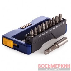 Набор бит в футляре 9 бит и держатель 2xPZ1 5xPZ2 2xPZ3 1868196 Irwin
