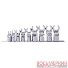 Набор разрезных головок 3/8 с карданом 9 предметов 8-19 мм 3619MR10 KingTony