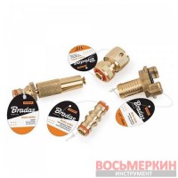 Коннектор латунный на шланг 3/4 Brass BR-2130 Bradas