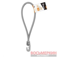 Резиновый шнур с крючком 18 см PVC BUNGEE CORD HOOK BCH3-0418GY-E Bradas
