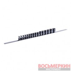 Набор головок 3/8 16ед. 6 22мм (на планке) GAAQ1201U Toptul