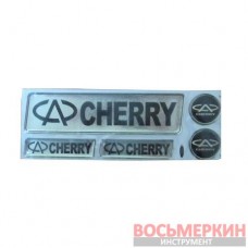 Эмблема силиконовая Набор наклеек Cherry