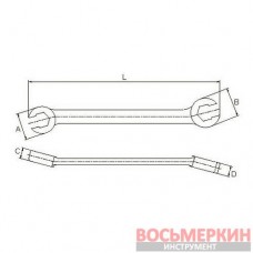 Ключ разрезной 7/16 x 1/2 AWT-NUM0004 Licota