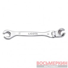 Ключ разрезной с полукарданом 8х 8 мм AWT-FXF0808 Licota
