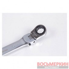 Ключ трещоточный гибкий с фиксацией и накидной 6гр.17 мм ARW-07M17 Licota
