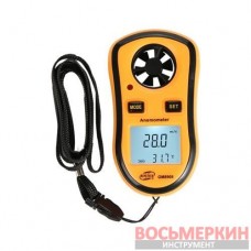 Анемометр 0,1-30 м/с -10-45°C GM8908 Benetech