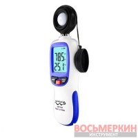 Измеритель уровня освещенности Люксметр термометр Bluetooth WT81B Wintact
