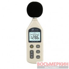 Измеритель уровня шума шумомер фильтр А/С USB GM1356 Benetech