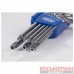 Набор Torx угловых экстрадлин. с отверстием 9пр. T10-T50 2TF30091DPM Licota