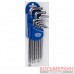 Набор Torx угловых экстрадлинных 9пр. T10-T50 2TX30091DPM Licota