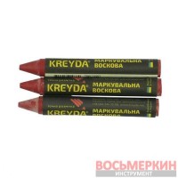 Мел влагостойкий восковый 13 мм красный Украина
