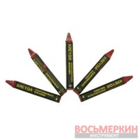 Мел влагостойкий восковый 13 мм красный Украина
