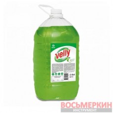 Средство для мытья посуды Velly light зеленое яблоко 5 кг 125469 Grass
