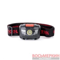 Фонарь налобный светодиодный четыре режима работы 1 Вт LB-0302 Intertool
