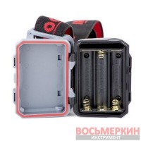 Фонарь налобный светодиодный четыре режима работы 1 Вт LB-0302 Intertool
