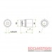 Головка торцевая 1/4 DR * 10MM 114010 Ombra