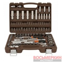 Набор инструмента торцевые головки 4-32мм 1/4 и 1/2 DR и аксессуары к ним, 108 предметов OMT108S Ombra