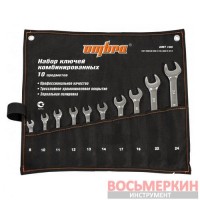 Набор комбинированных ключей от 8 мм до 24 мм 10 предметов OMT10S Ombra