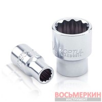 Головка торцевая 1/4 13 мм 12-гранная BAEB0813 Toptul