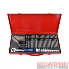 Набор вставок (бит) 3/8 , TORX, SPLINE, HEX, 69 предметов 5169PR King Tony