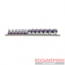 Набор головок 3/8 13ед на планке 12-ти гранн. 3013MR King Tony