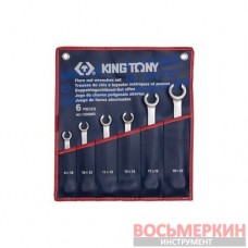 Набор ключей разрезные 6 единиц от 8 мм до 22 мм 1306MR King Tony