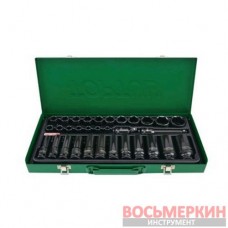 Набор головок ударных 1/2 8-32мм 32ед. короткие+длинные GDAD3201 Toptul