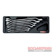 Набор ключей накидных 6-22мм (угол 45°) 8ед. (в ложементе) GAAT0808 GAAT0806 Toptul