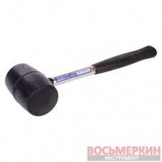 Резиновый молоток с металлической ручкой 900г (черная резина) 32-707 Miol